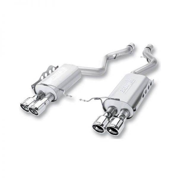 BORLA AXLE-BACK EXHAUST S-TYPE FOR 2008-2011 BMW E90 M3 4.0L V8 AUTOMATIC/ MANUAL TRANSMISSION REAR WHEEL DRIVE 4 DOOR.