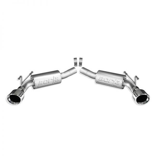 BORLA AXLE-BACK EXHAUST S-TYPE FOR 2010-2013 CHEVROLET CAMARO SS 6.2L V8 AUTOMATIC/ MANUAL TRANSMISSION REAR WHEEL DRIVE 2 DOOR COUPE/ CONVERTIBLE.