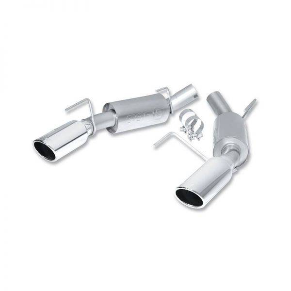 BORLA AXLE-BACK EXHAUST MULTI-CORE FOR 2010 FORD MUSTANG SHELBY GT500 5.4L V8 SUPERCHARGED MANUAL TRANSMISSION REAR WHEEL DRIVE 2 DOOR COUPE/ CONVERTIBLE.