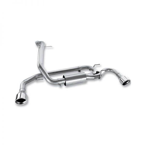 BORLA AXLE-BACK EXHAUST S-TYPE FOR 2010-2013 MAZDA 3/ MAZDASPEED 3 2.5L/ 2.3L 4 CYL .TURBO MANUAL TRANSMISSION FRONT WHEEL DRIVE 5 DOOR HATCHBACK.