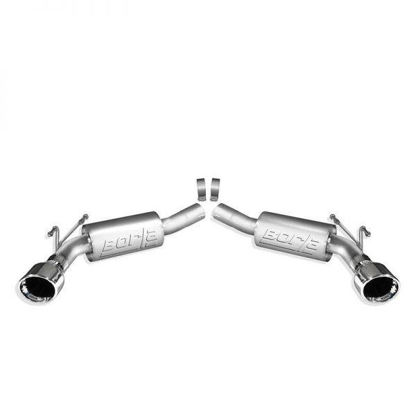 BORLA AXLE-BACK EXHAUST ATAK® FOR 2010-2013 CHEVROLET CAMARO SS 6.2L V8 AUTOMATIC/ MANUAL TRANSMISSION REAR WHEEL DRIVE 2 DOOR COUPE/ CONVERTIBLE.