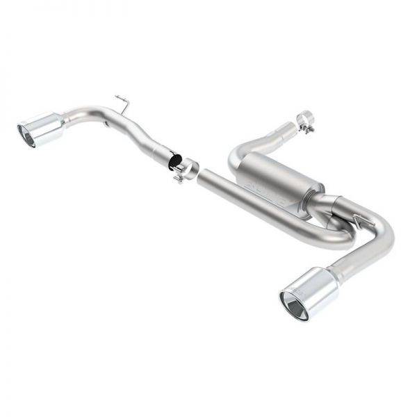 BORLA AXLE-BACK EXHAUST S-TYPE FOR 2011-2016 MINI COOPER COUNTRYMAN S R60 1.6L 4 CYL. AUTOMATIC/ MANUAL TRANSMISSION FRONT WHEEL & ALL WHEEL DRIVE 4 DOOR HATCHBACK.