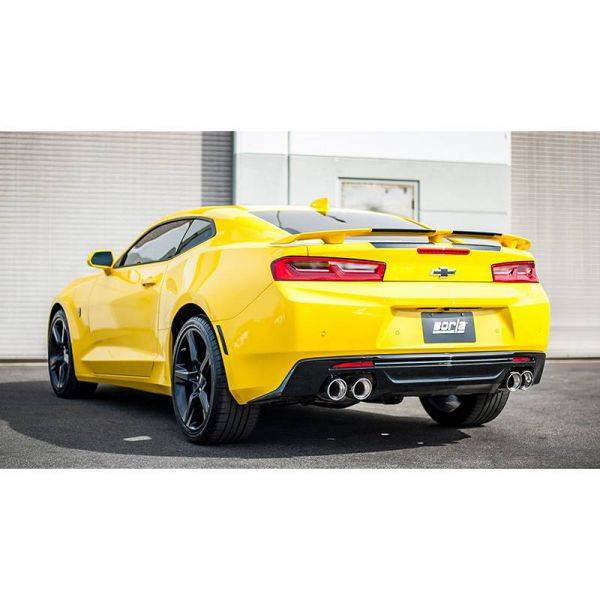 BORLA AXLE-BACK EXHAUST S-TYPE FOR 2016-2021 CHEVROLET CAMARO SS 6.2L V8 AUTOMATIC/ MANUAL TRANSMISSION REAR WHEEL DRIVE 2 DOOR EQUIPPED WITH DUAL MODE EXHAUST (NPP) OR DUAL SPLIT REAR EXIT BUMPER