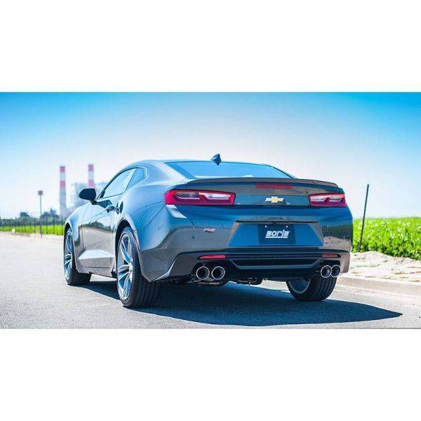 BORLA AXLE-BACK EXHAUST S-TYPE FOR 2016-2021 CHEVROLET CAMARO 3.6L V6 AUTOMATIC/ MANUAL TRANSMISSION REAR WHEEL DRIVE 2 DOOR