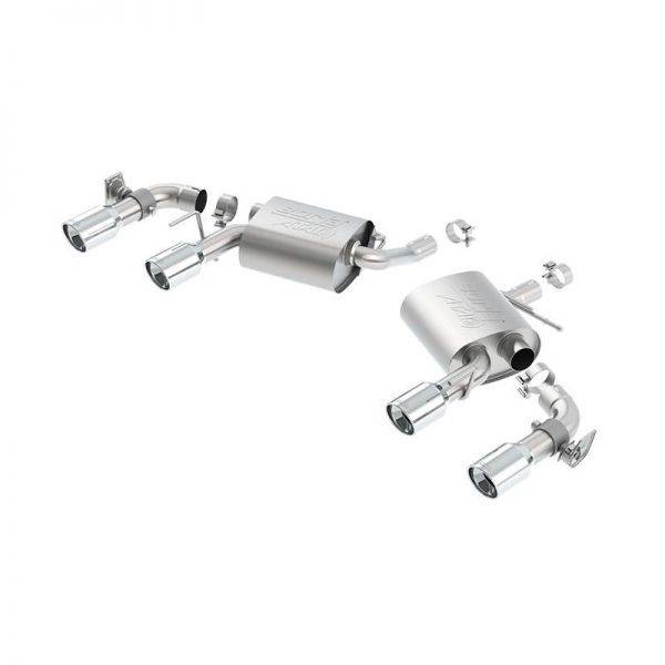 BORLA AXLE-BACK EXHAUST ATAK® FOR 2016-2021 CHEVROLET CAMARO 3.6L V6 AUTOMATIC/MANUAL TRANSMISSION REAR WHEEL DRIVE 2 DOOR WITH DUAL MODE EXHAUST (NPP).